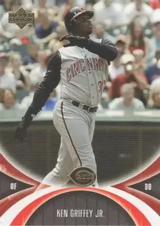 2005 UD Mini Jersey Collection #22 - Ken Griffey Jr. - Cincinnati Reds