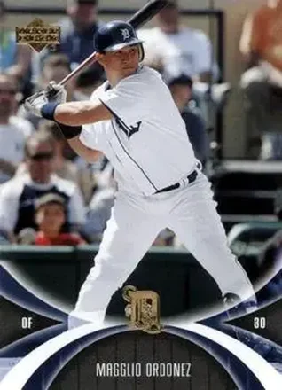 2005 UD Mini Jersey Collection #27 - Magglio Ordonez - Detroit Tigers