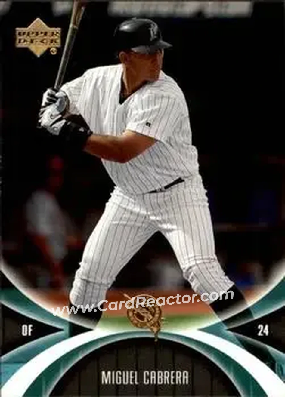 2005 UD Mini Jersey Collection #29 - Miguel Cabrera - Florida Marlins - Front 2005 UD Mini Jersey Collection #29 - Miguel Cabrera - Florida Marlins - Front