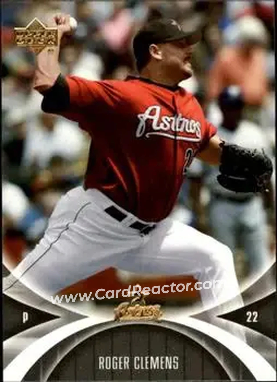 2005 UD Mini Jersey Collection #32 - Roger Clemens - Houston Astros - Front