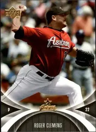 2005 UD Mini Jersey Collection #32 - Roger Clemens - Houston Astros