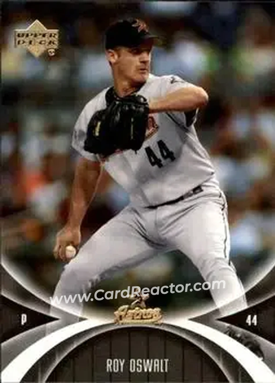 2005 UD Mini Jersey Collection #33 - Roy Oswalt - Houston Astros - Front