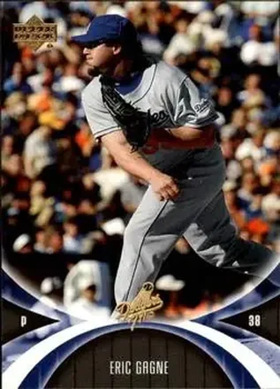 2005 UD Mini Jersey Collection #35 - Eric Gagne - Los Angeles Dodgers