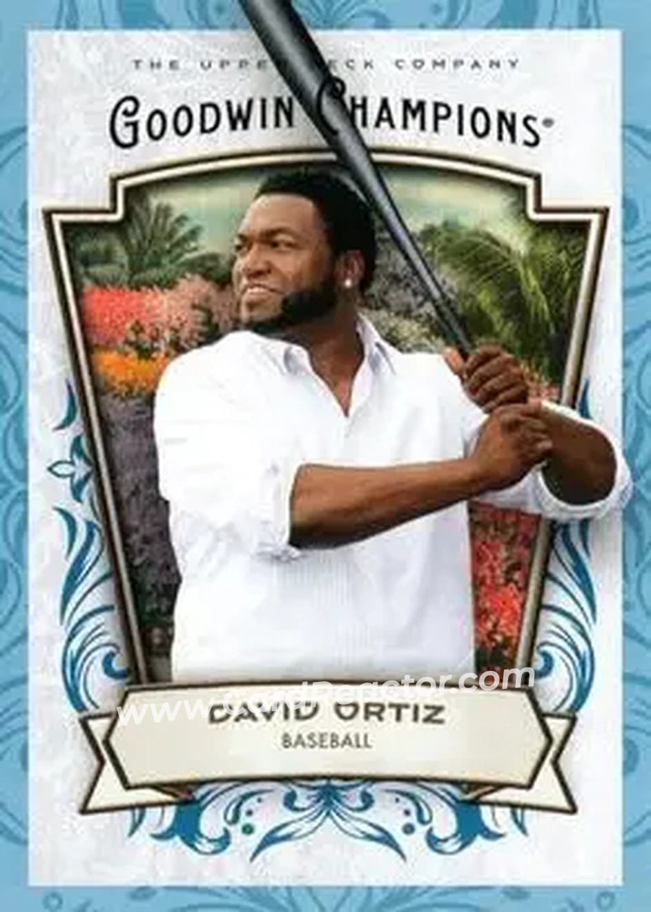 2026 Upper Deck Goodwin Champions - Turquoise #16 - David Ortiz - Front