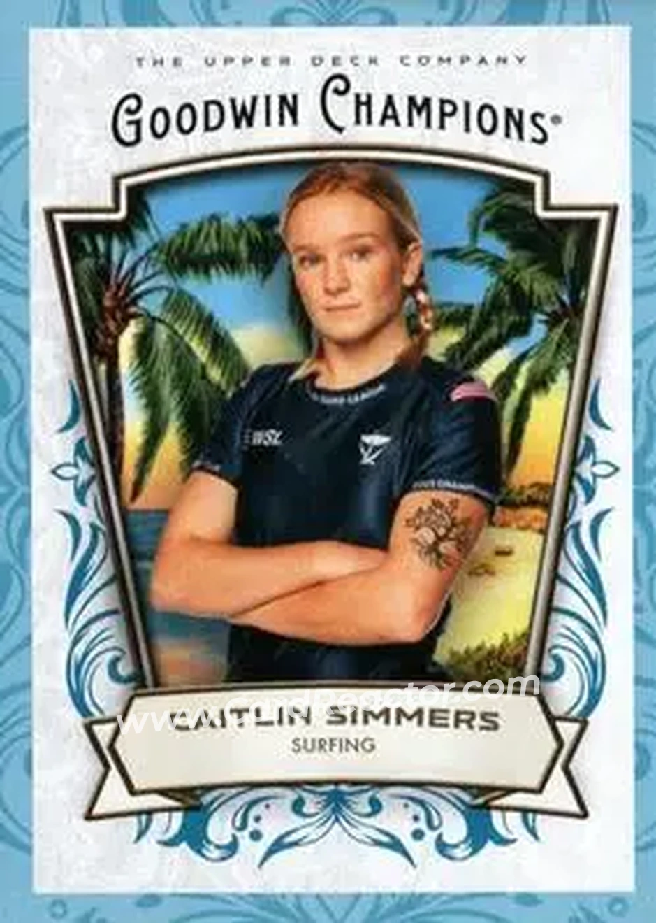2026 Upper Deck Goodwin Champions - Turquoise #75 - Caitlin Simmers - Front