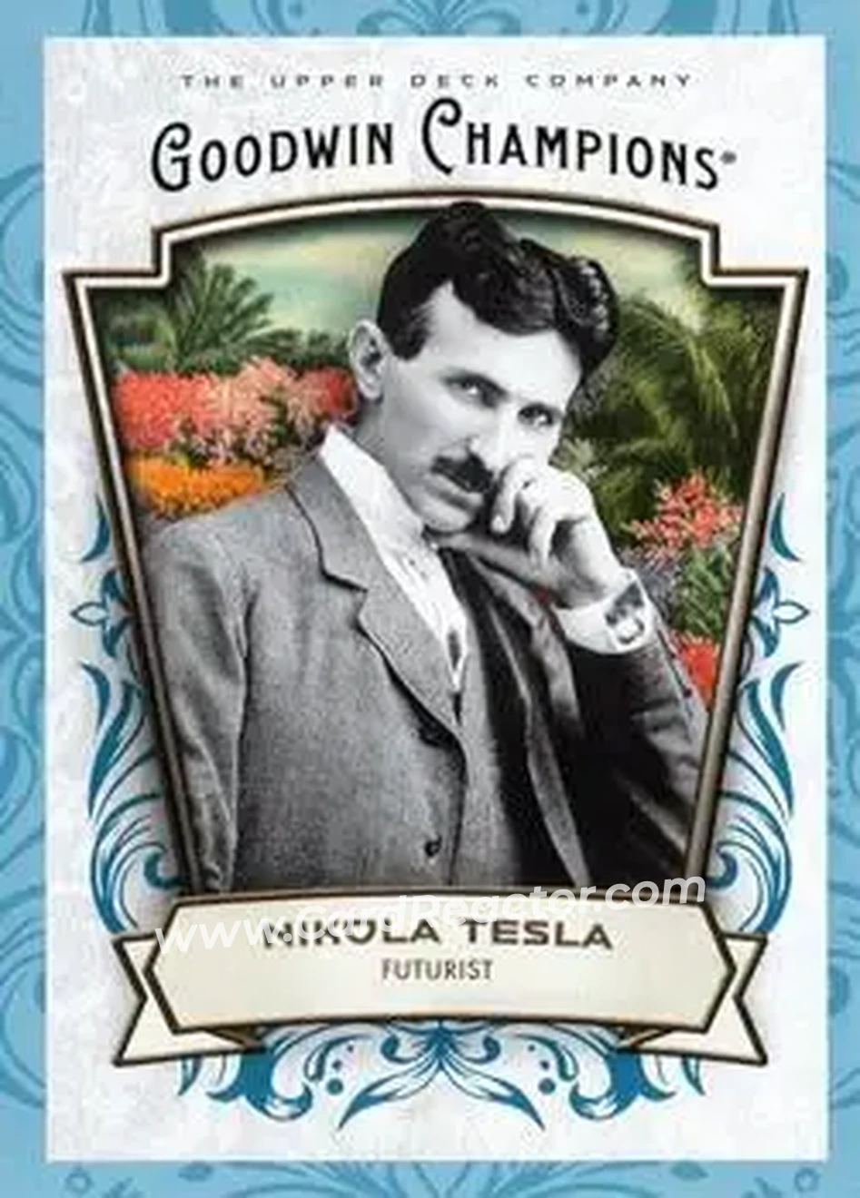 2026 Upper Deck Goodwin Champions - Turquoise #99 - Nikola Tesla - Front