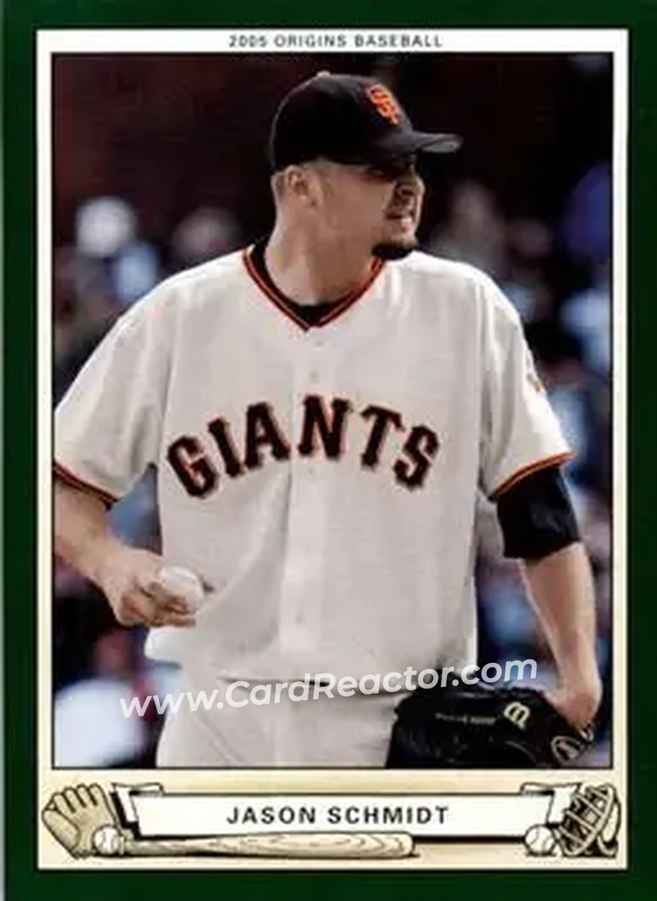 2005 UD Origins #2 - Jason Schmidt - San Francisco Giants - Front