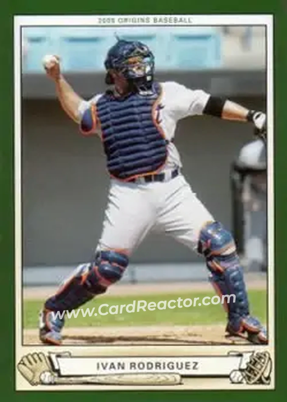 2005 UD Origins #12 - Ivan Rodriguez - Detroit Tigers - Front