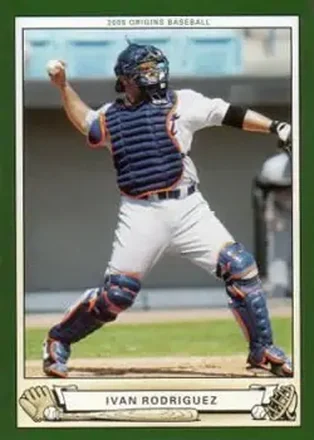 2005 UD Origins #12 - Ivan Rodriguez - Detroit Tigers
