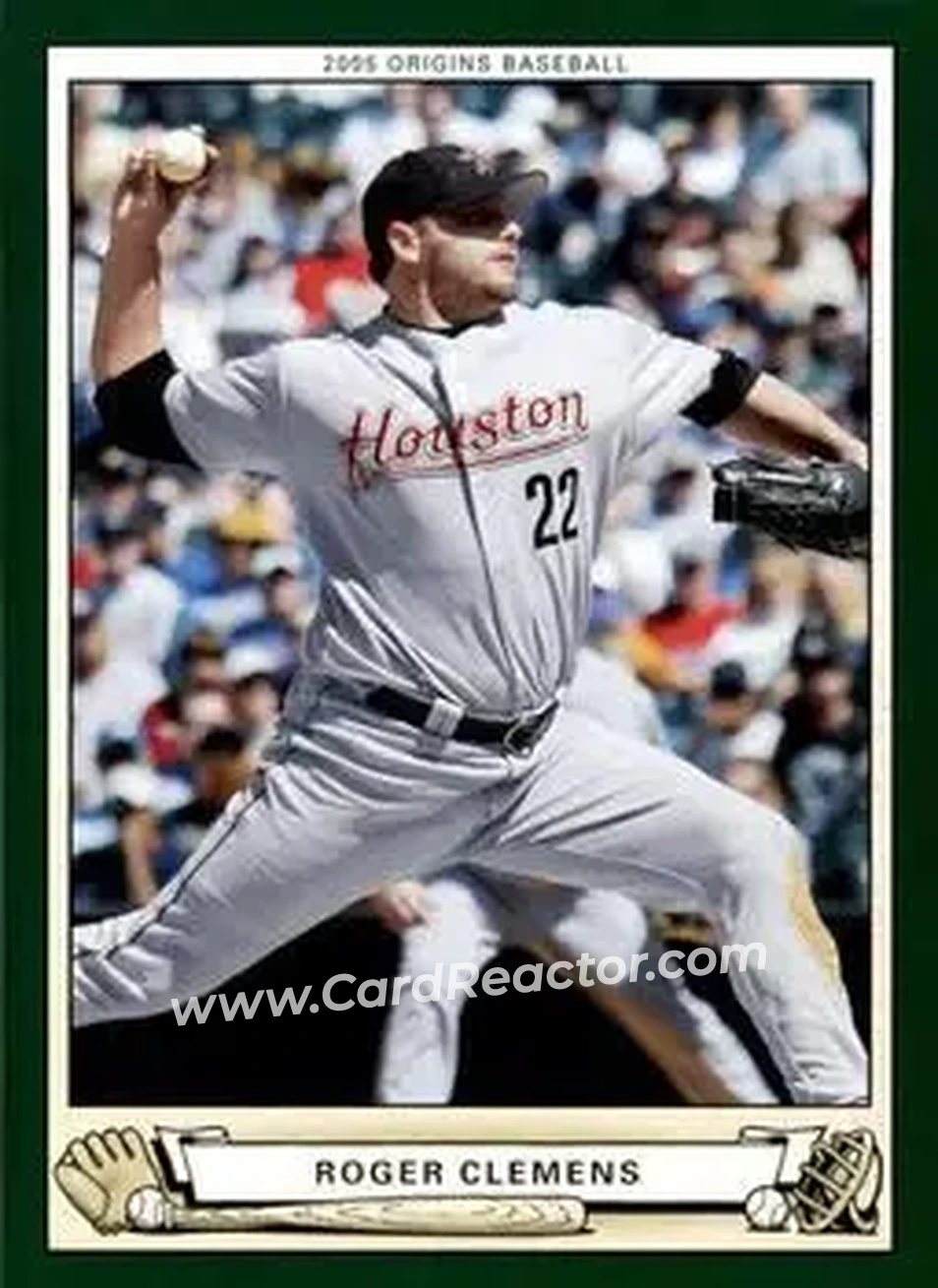 2005 UD Origins #14 - Roger Clemens - Houston Astros - Front