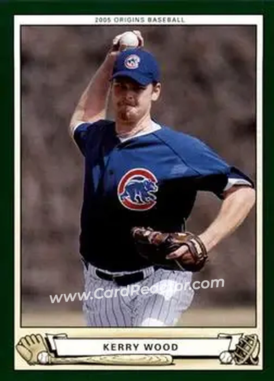 2005 UD Origins #15 - Kerry Wood - Chicago Cubs - Front