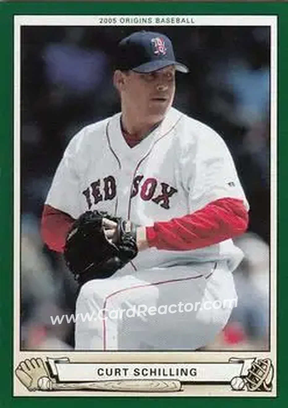 2005 UD Origins #24 - Curt Schilling - Boston Red Sox - Front