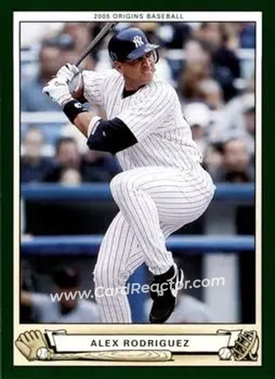 2005 UD Origins #26 - Alex Rodriguez - New York Yankees - Front