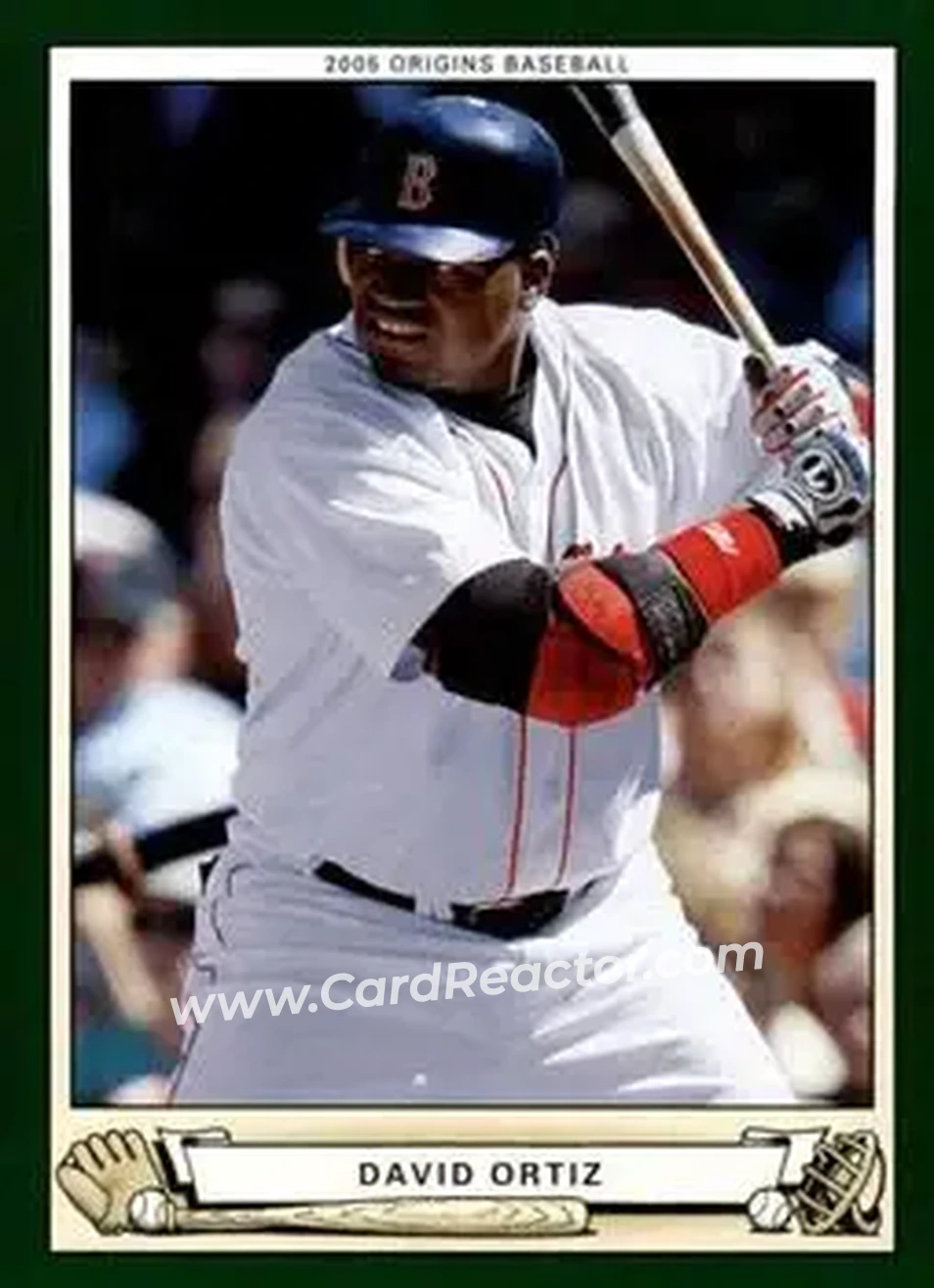 2005 UD Origins #28 - David Ortiz - Boston Red Sox - Front
