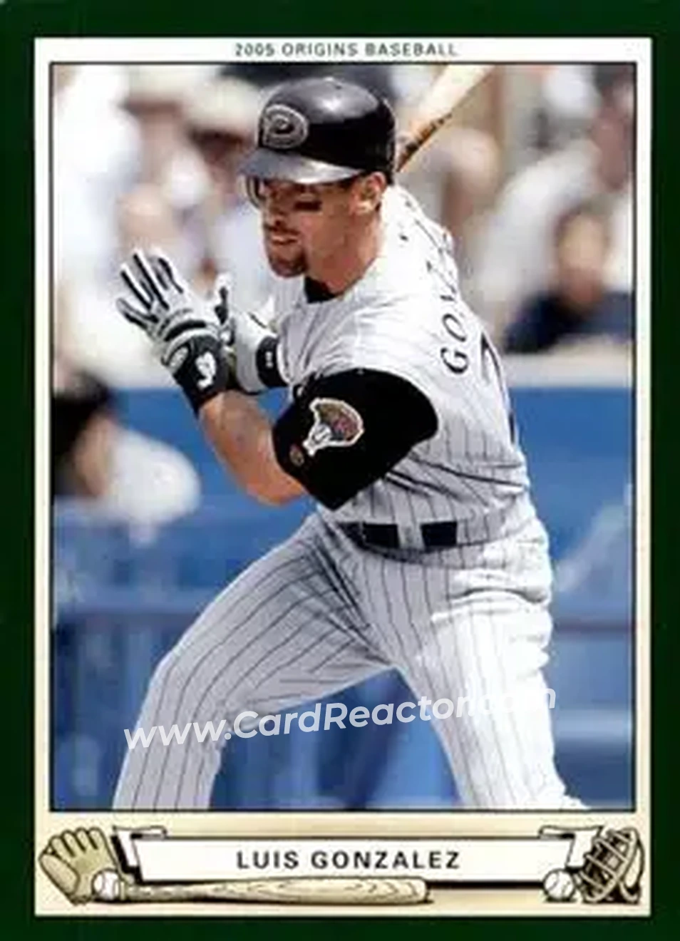 2005 UD Origins #4 - Luis Gonzalez - Arizona Diamondbacks - Front