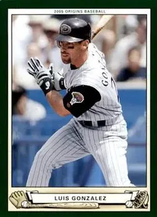 2005 UD Origins #4 - Luis Gonzalez - Arizona Diamondbacks