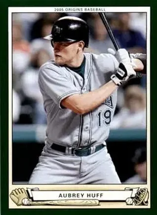 2005 UD Origins #27 - Aubrey Huff - Tampa Bay Devil Rays