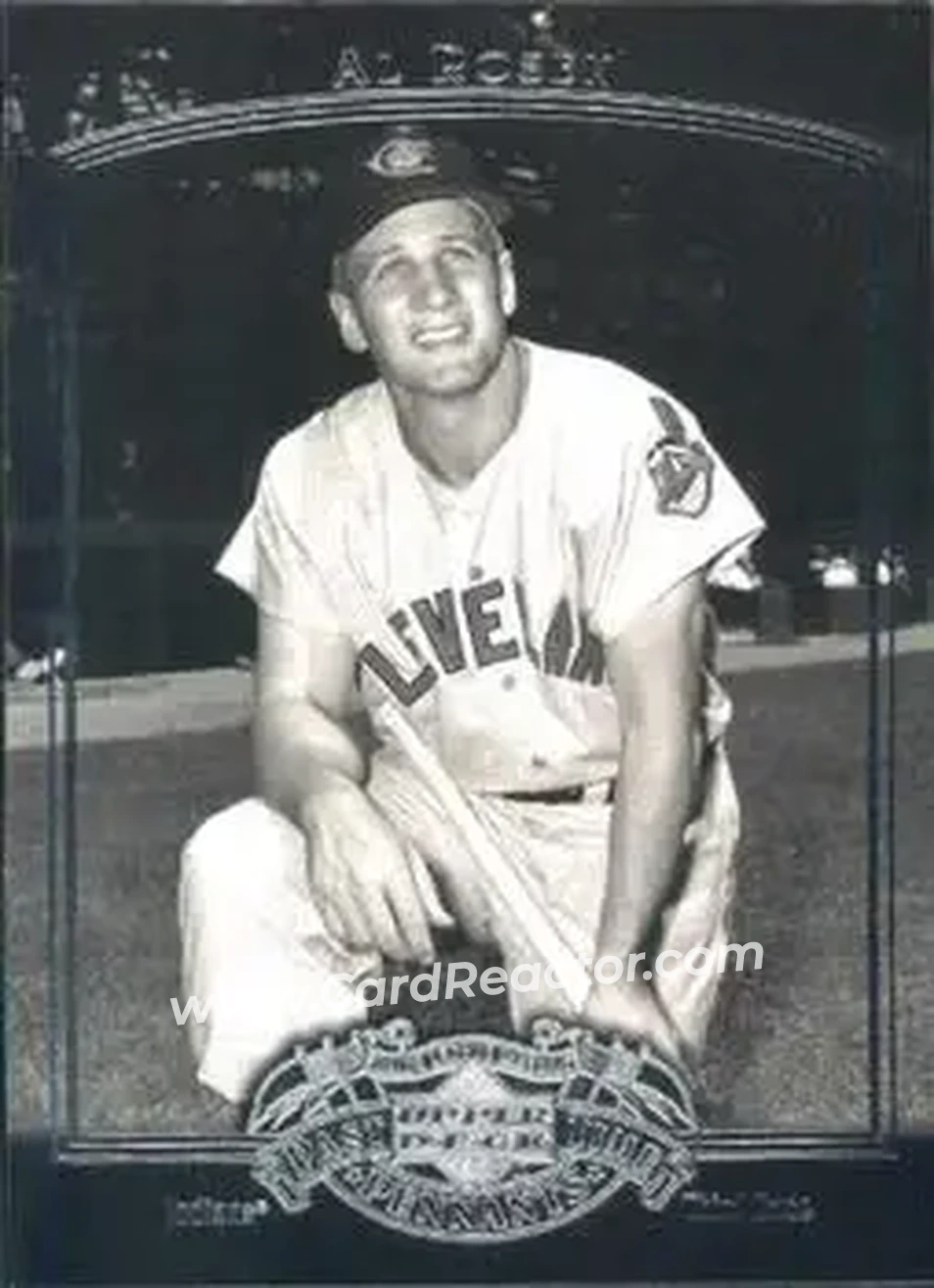2005 UD Past Time Pennants #2 - Al "Flip" Rosen - Cleveland Indians - Front