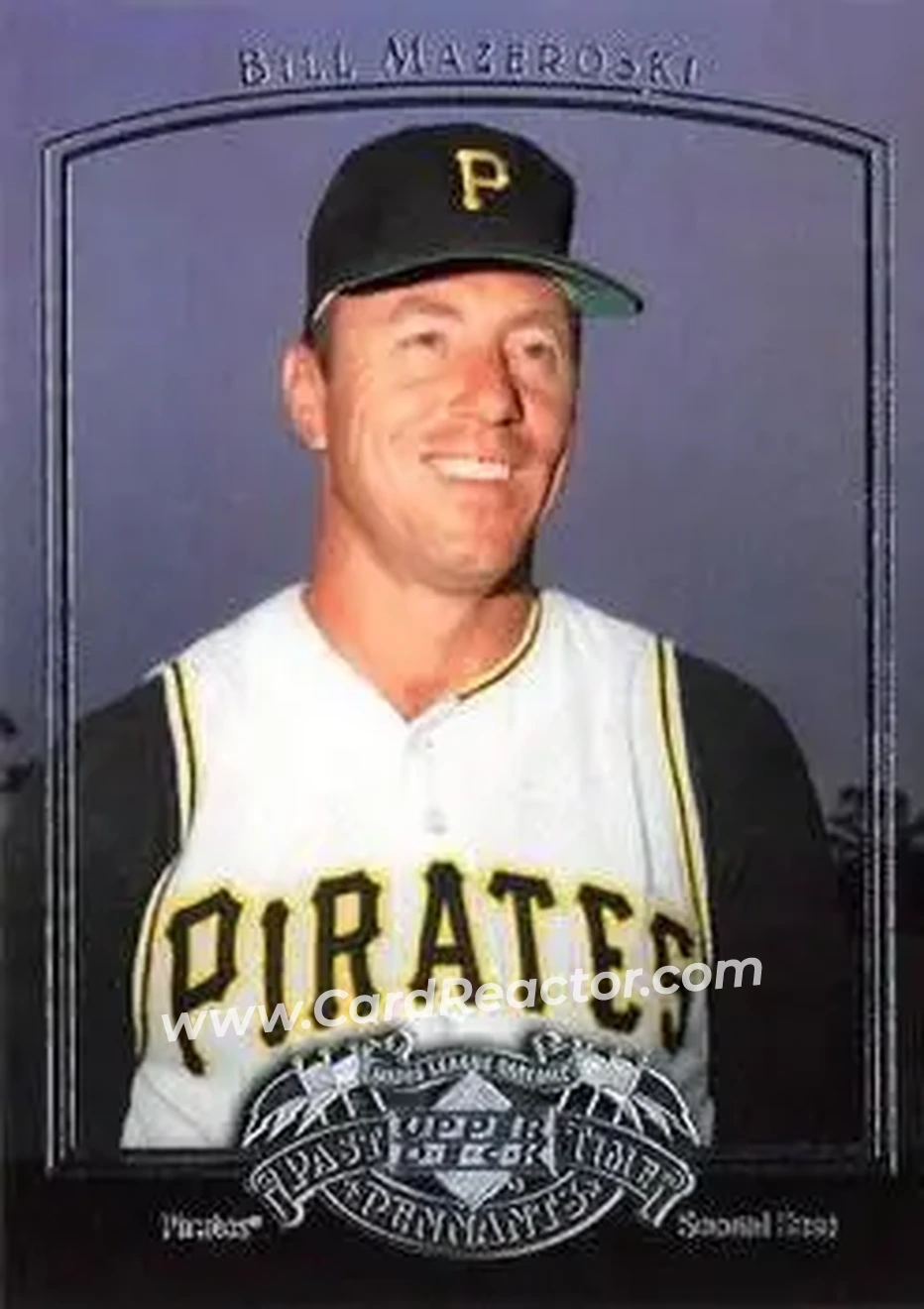 2005 UD Past Time Pennants #4 - Bill Mazeroski - Pittsburgh Pirates - Front