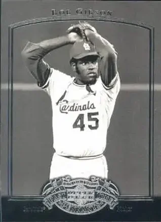 2005 UD Past Time Pennants #7 - Bob Gibson - St. Louis Cardinals