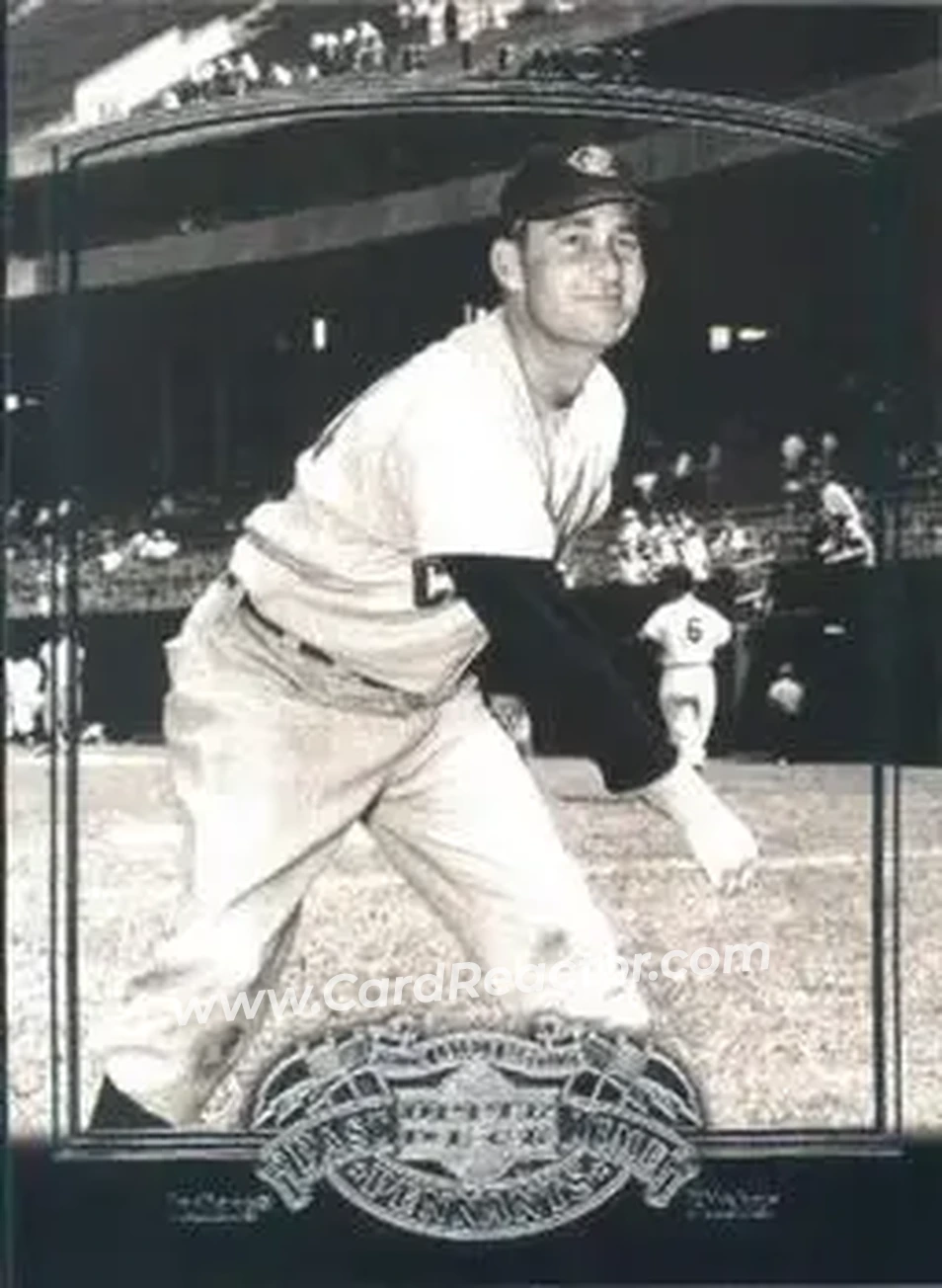 2005 UD Past Time Pennants #8 - Bob Lemon - Cleveland Indians - Front