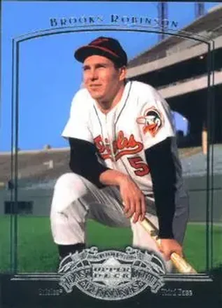 2005 UD Past Time Pennants #10 - Brooks Robinson - Baltimore Orioles