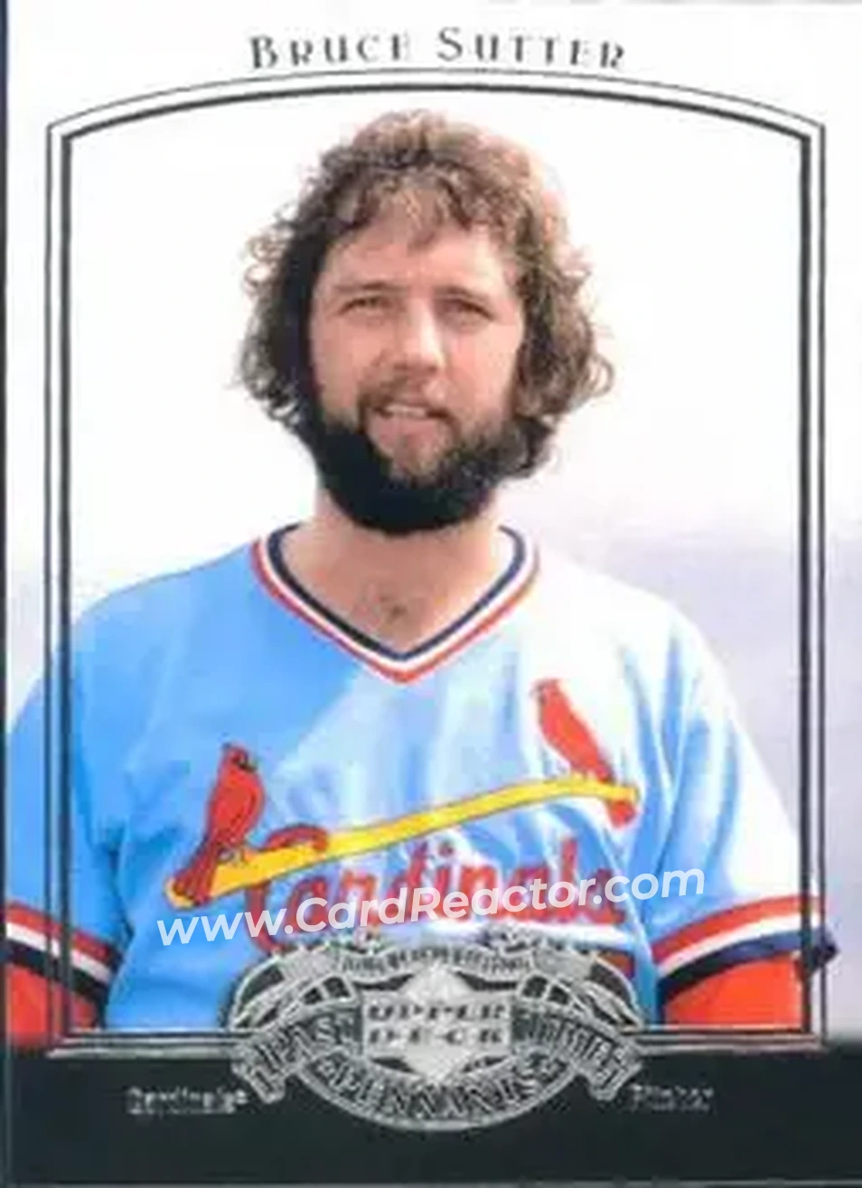 2005 UD Past Time Pennants #11 - Bruce Sutter - St. Louis Cardinals - Front