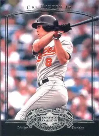 2005 UD Past Time Pennants #13 - Cal Ripken - Baltimore Orioles