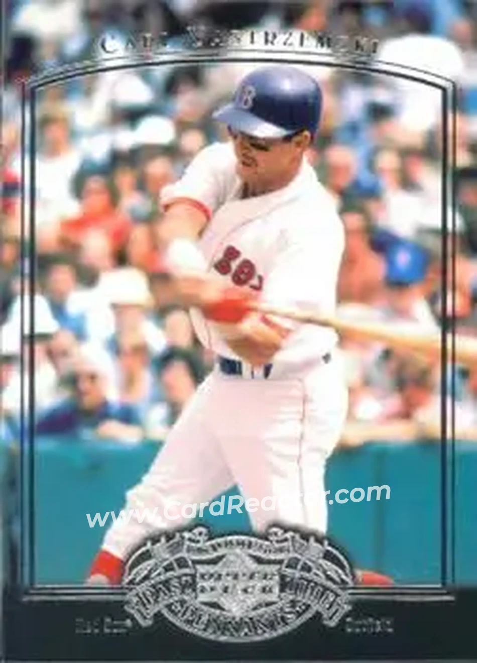 2005 UD Past Time Pennants #14 - Carl Yastrzemski - Boston Red Sox - Front