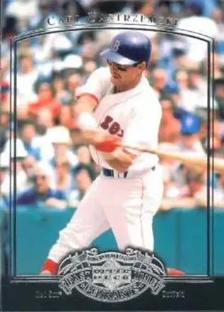 2005 UD Past Time Pennants #14 - Carl Yastrzemski - Boston Red Sox