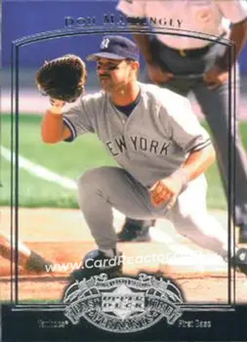 2005 UD Past Time Pennants #20 - Don Mattingly - New York Yankees - Front