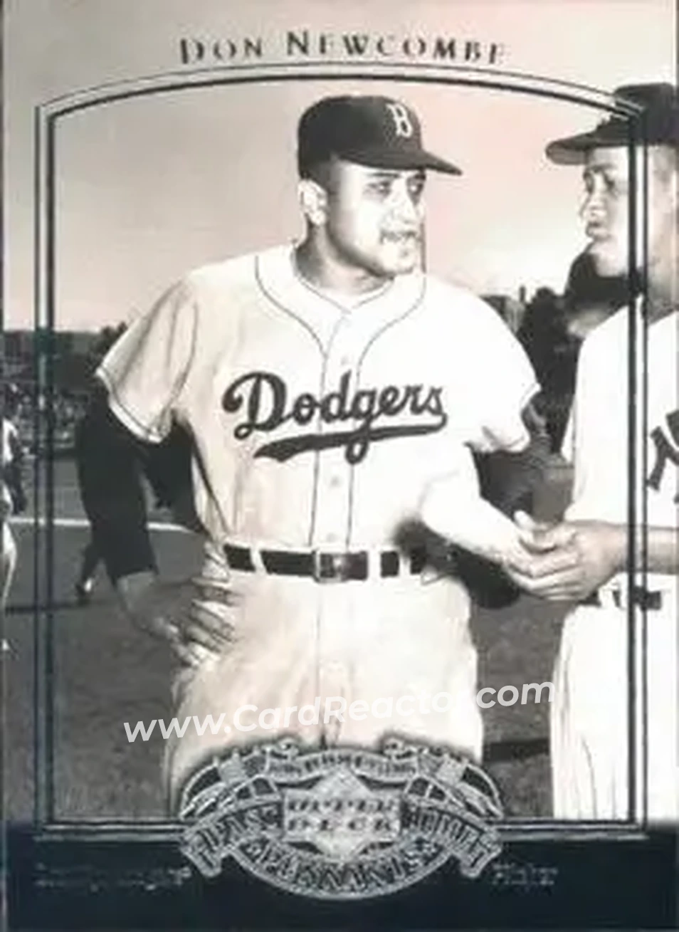 2005 UD Past Time Pennants #21 - Don Newcombe - Los Angeles Dodgers - Front