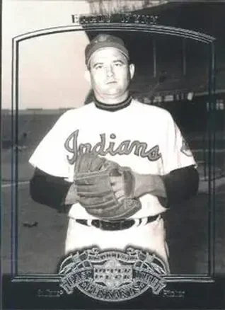 2005 UD Past Time Pennants #23 - Early Wynn - Cleveland Indians