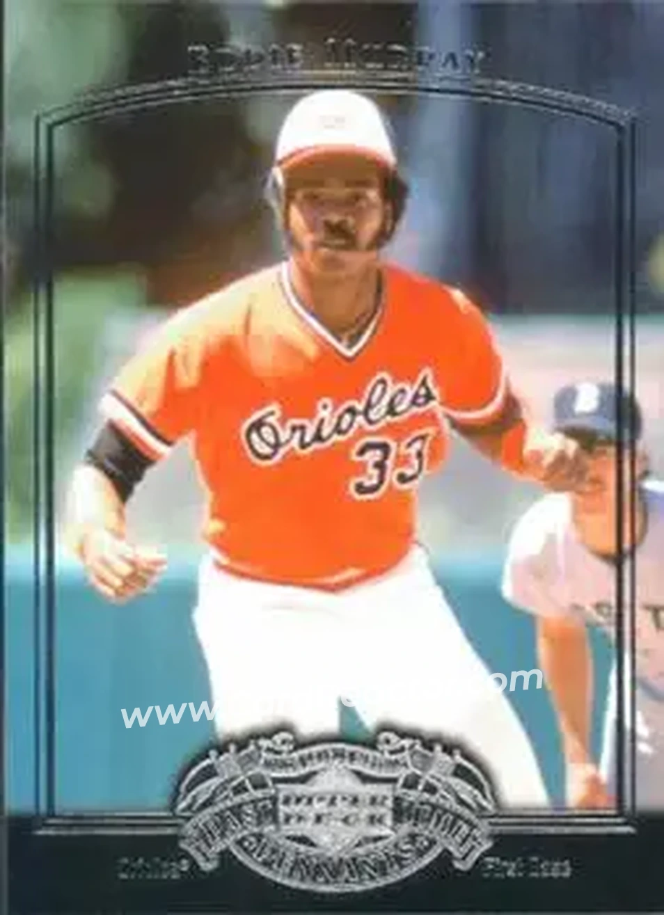 2005 UD Past Time Pennants #25 - Eddie Murray - Baltimore Orioles - Front