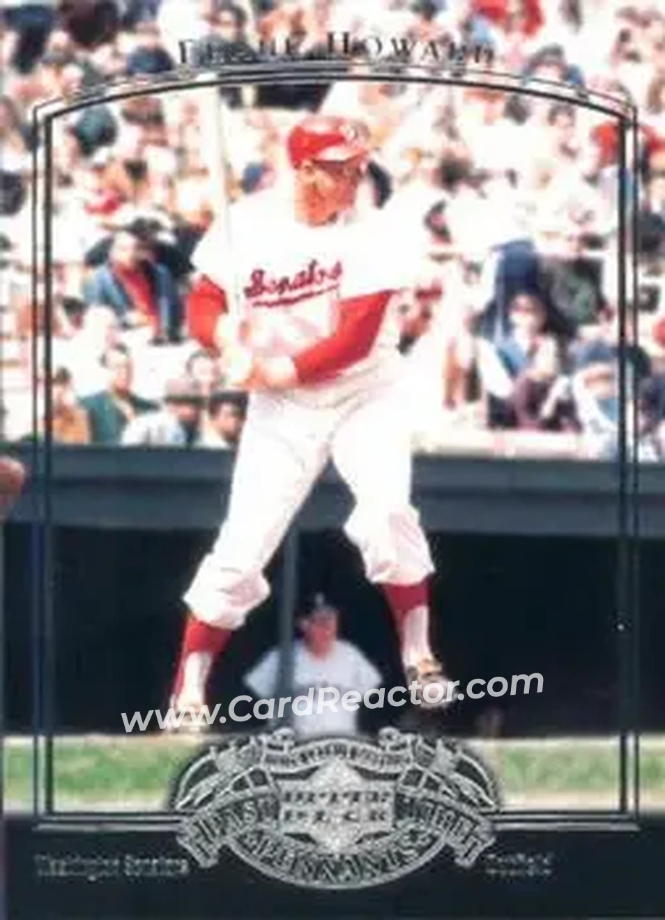 2005 UD Past Time Pennants #29 - Frank Howard - Washington Senators - Front