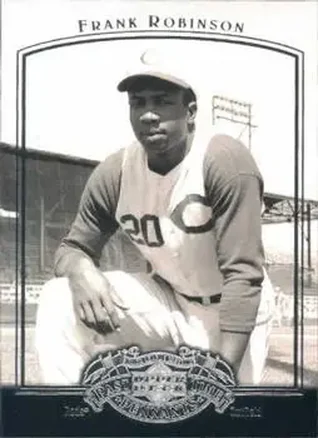 2005 UD Past Time Pennants #30 - Frank Robinson - Cincinnati Reds