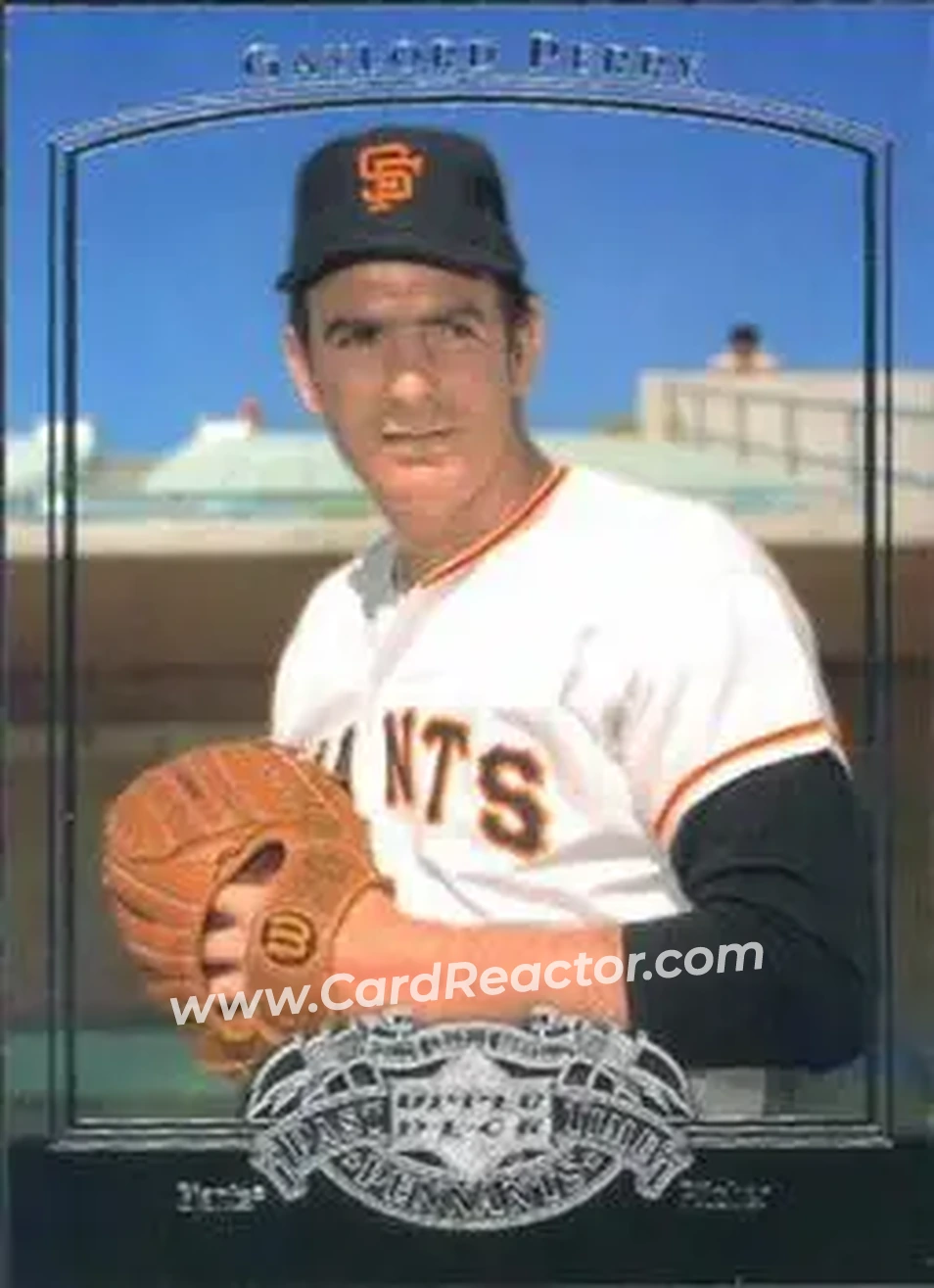 2005 UD Past Time Pennants #33 - Gaylord Perry - San Francisco Giants - Front