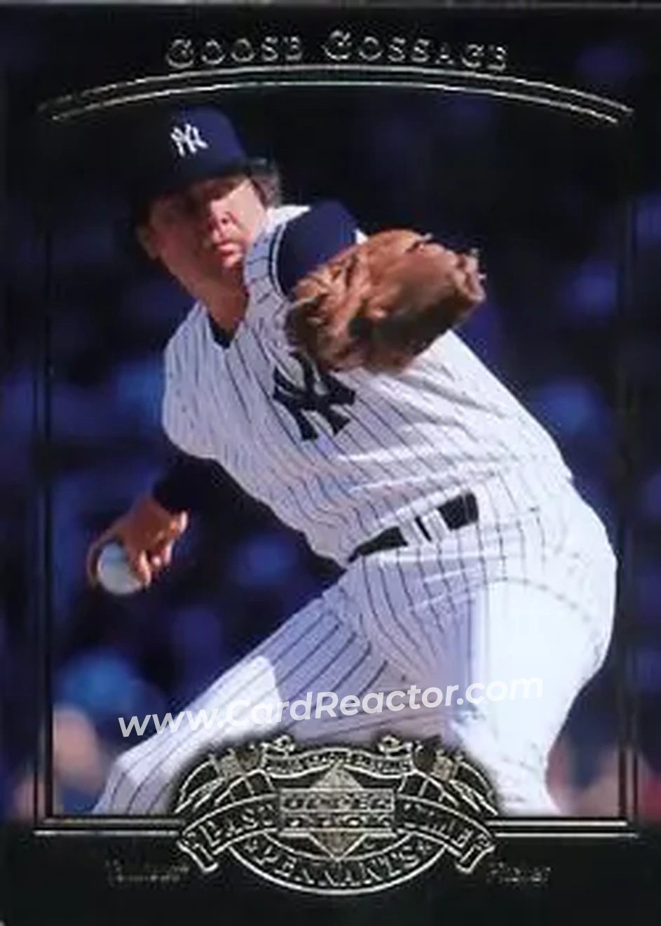 2005 UD Past Time Pennants #36 - Rich Gossage - New York Yankees - Front