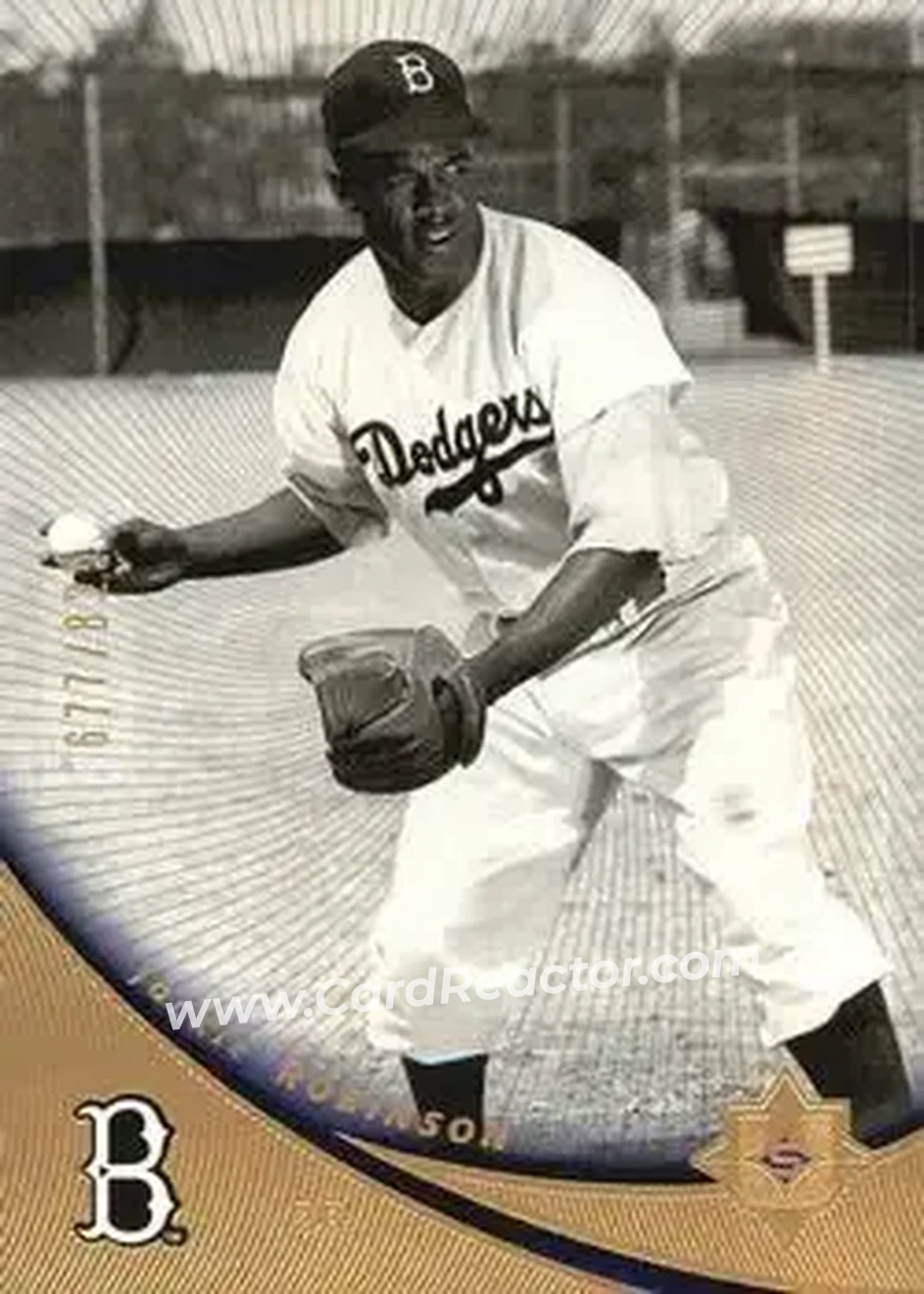 2005 UD Ultimate Signature Edition #18 - Jackie Robinson - Brooklyn Dodgers - Front