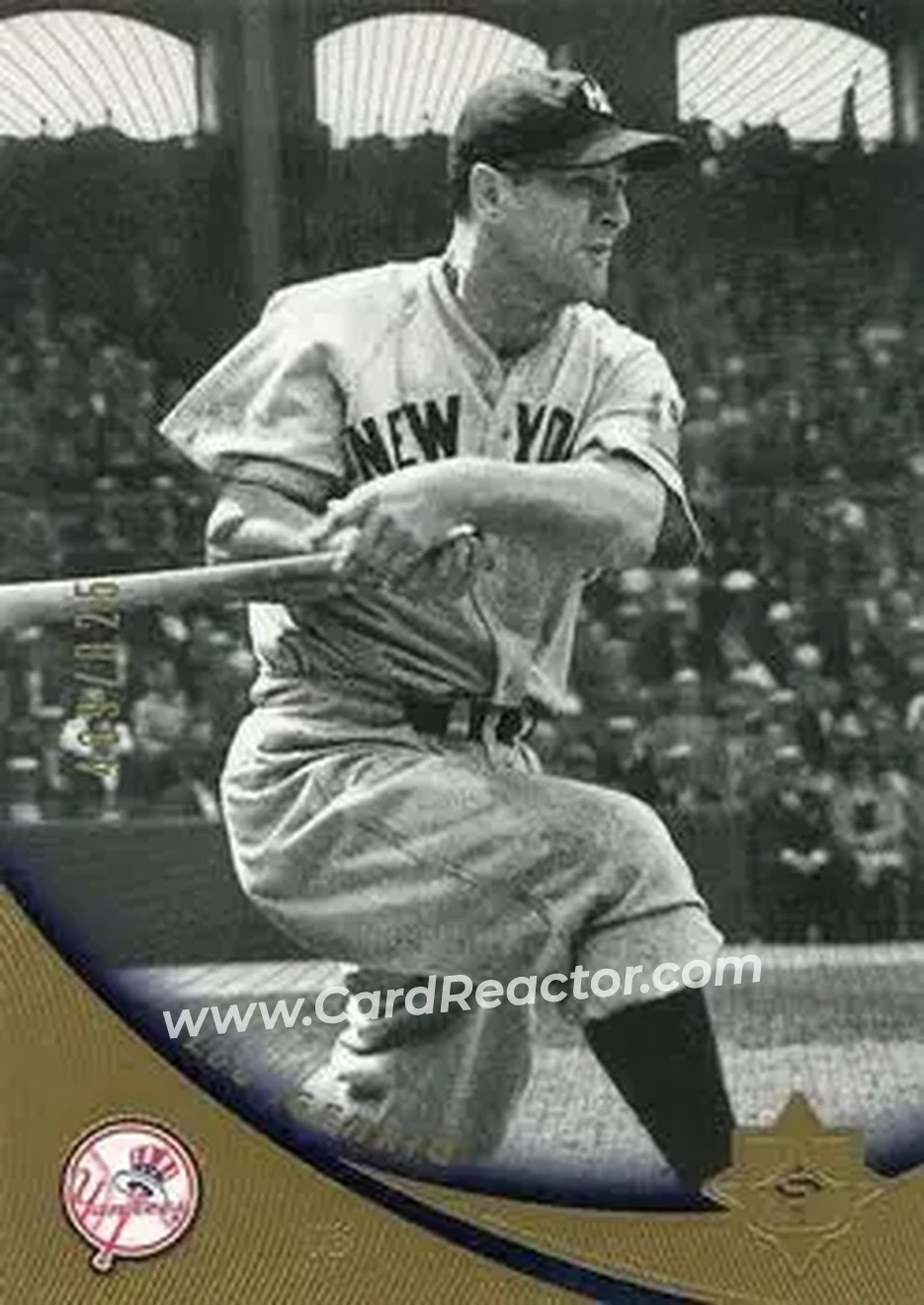 2005 UD Ultimate Signature Edition #27 - Lou Gehrig - New York Yankees - Front