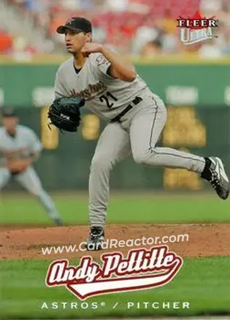 2005 Ultra #1 - Andy Pettitte - Houston Astros - Front