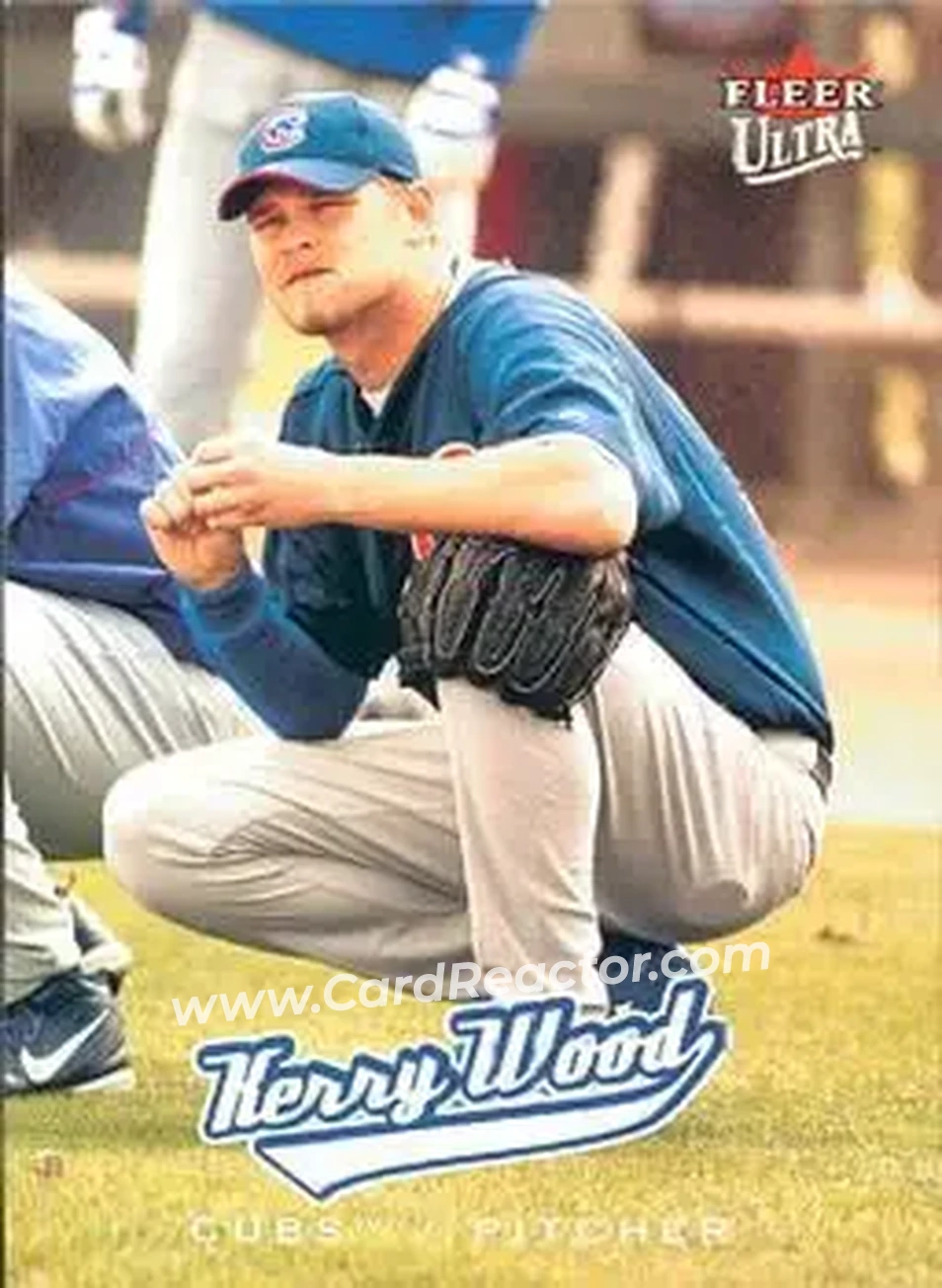2005 Ultra #8 - Kerry Wood - Chicago Cubs - Front 2005 Ultra #8 - Kerry Wood - Chicago Cubs - Front