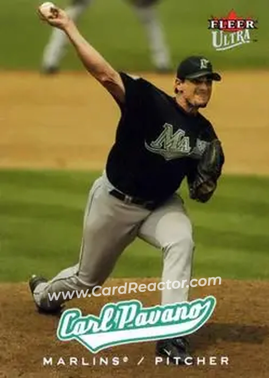 2005 Ultra #9 - Carl Pavano - Florida Marlins - Front