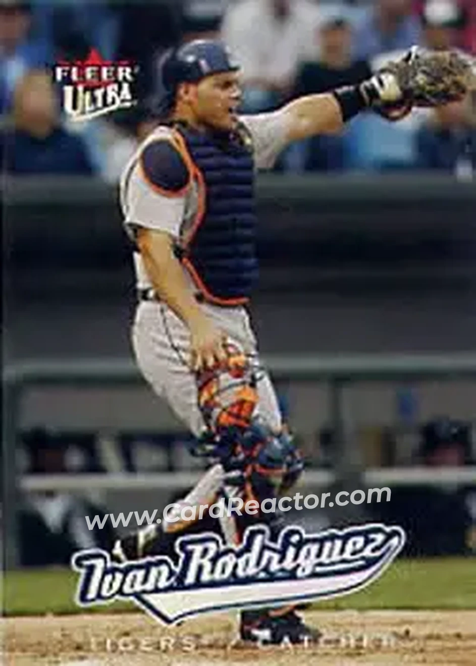 2005 Ultra #12 - Ivan Rodriguez - Detroit Tigers - Front