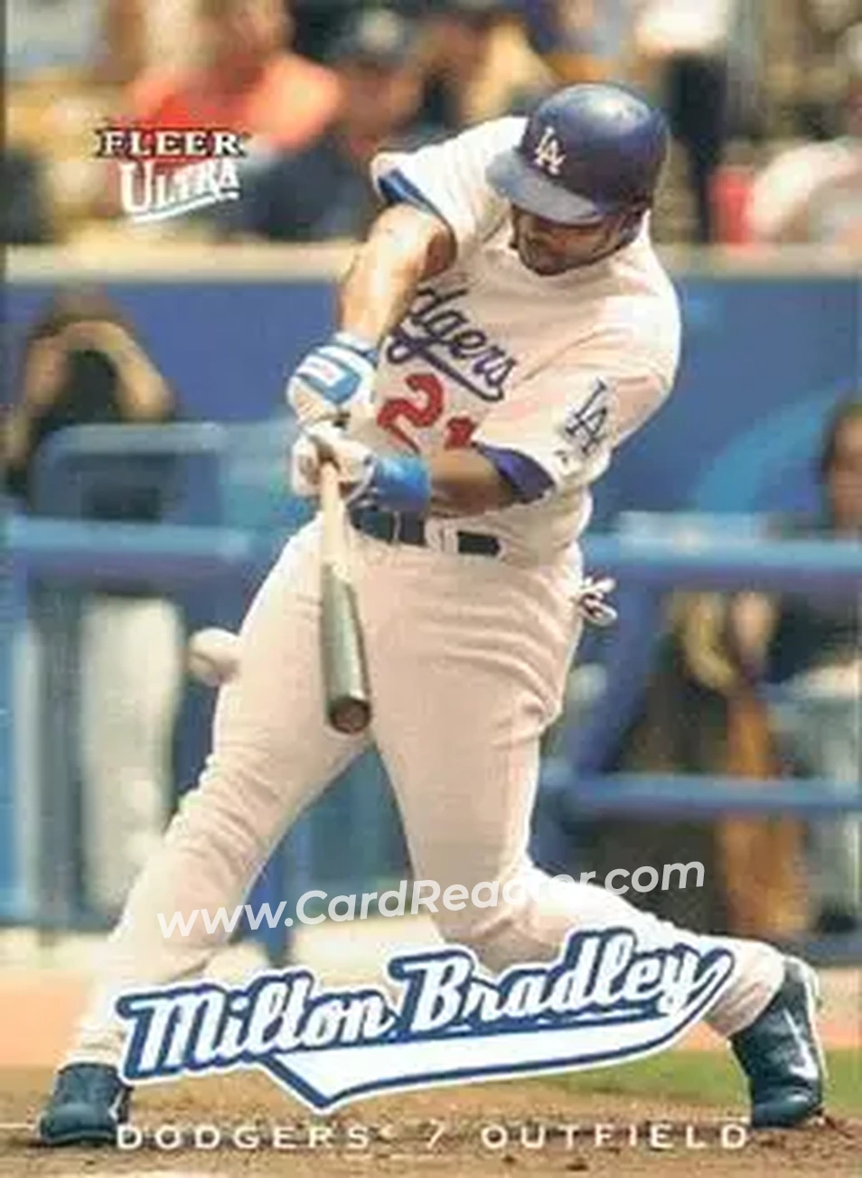2005 Ultra #22 - Milton Bradley - Los Angeles Dodgers - Front
