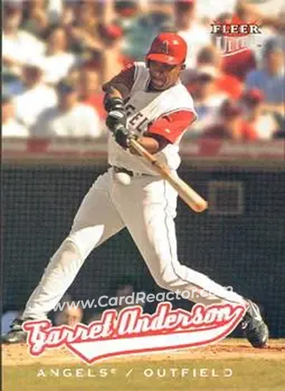 2005 Ultra #25 - Garret Anderson - Anaheim Angels - Front