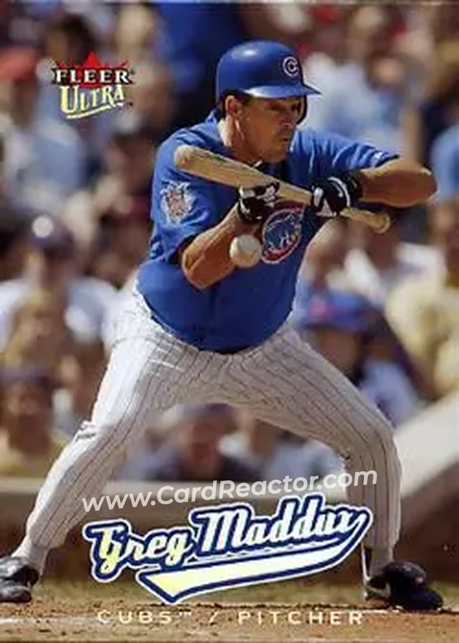 2005 Ultra #28 - Greg Maddux - Chicago Cubs - Front