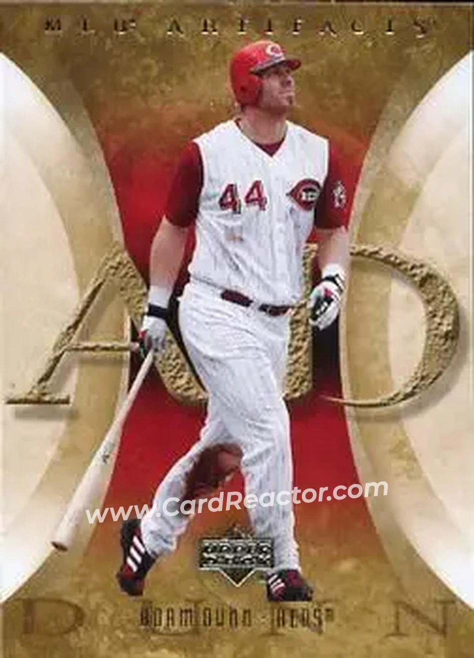 2005 Upper Deck Artifacts #1 - Adam Dunn - Cincinnati Reds - Front