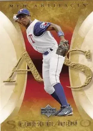 2005 Upper Deck Artifacts #5 - Alfonso Soriano - Texas Rangers