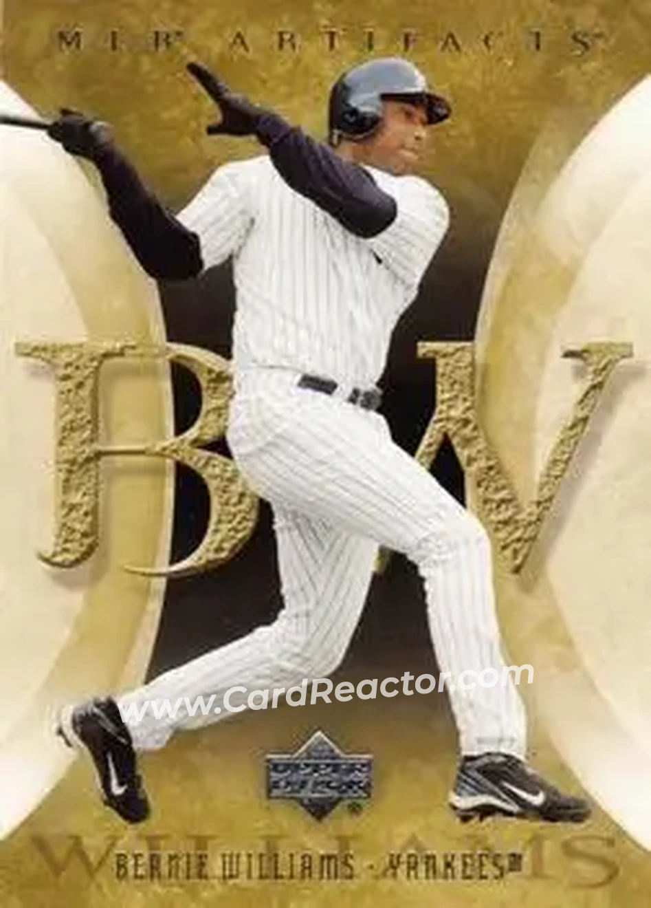 2005 Upper Deck Artifacts #12 - Bernie Williams - New York Yankees - Front